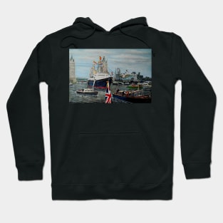 BRITANNIA IN LONDON FOR THE SILVER JUBILEE 1977 Hoodie